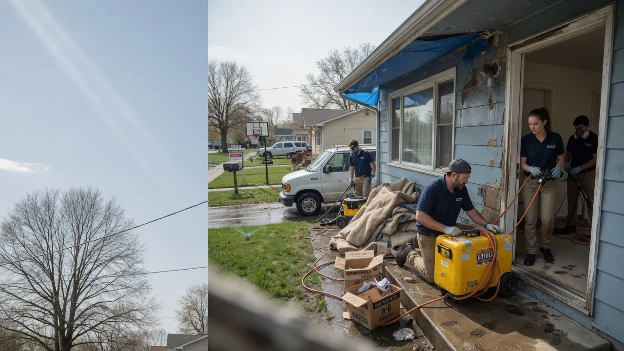 Basement Flood Cleanup in Irene, TX near me